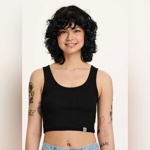 NWT - Lucy & Yak Josy Vest Top in Black- Small